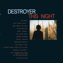 DESTROYER "this night" CD