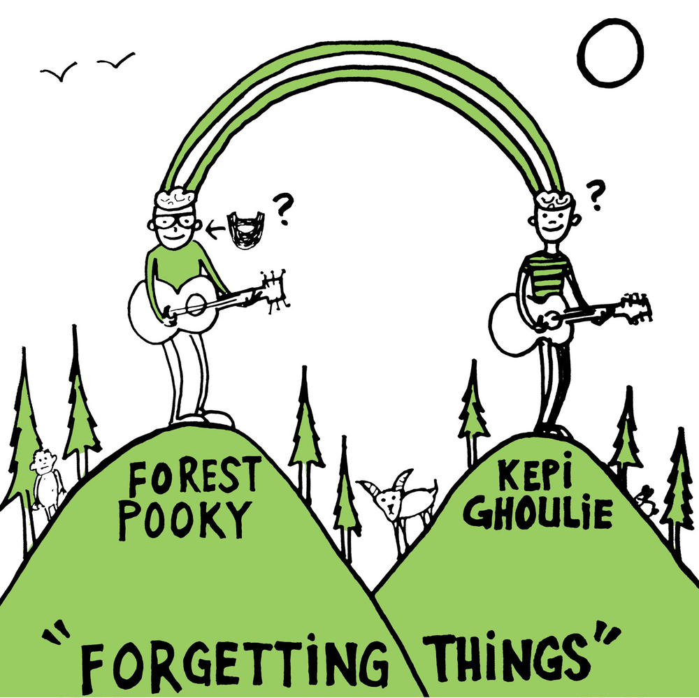 FOREST POOKY / KEPI GHOULIE "Forgetting Things" LP