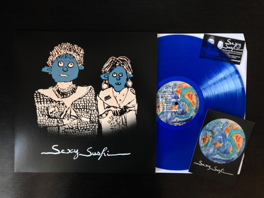 SEXY SUSHI "Vous en reprendrez bien une part?" VINYLE BLEU SEXY SUSHI "Vous en reprendrez bien une part?" VINYLE BLEU